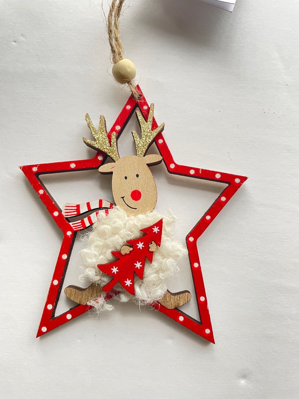 Red Holiday Cutout Ornament