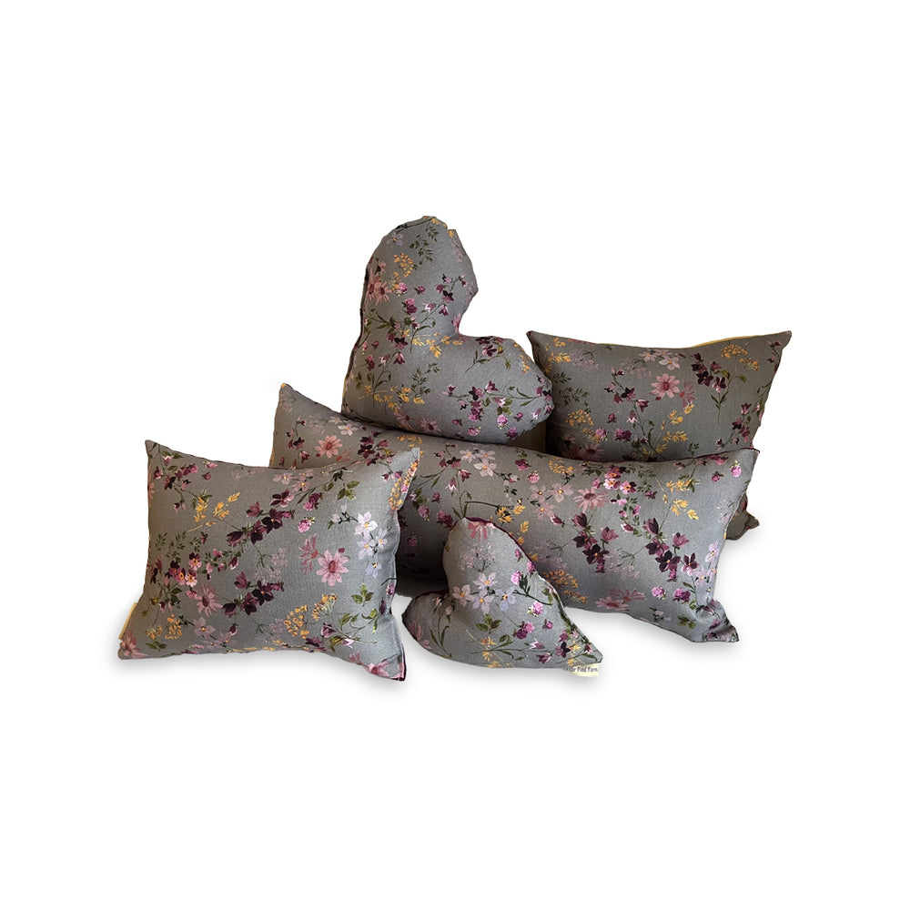 Burgundy Garden Lavender Pillow Collection