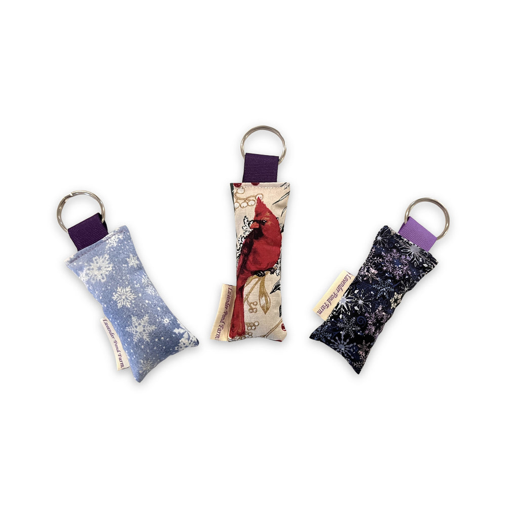 Lavender Sachet Holiday Key Chain