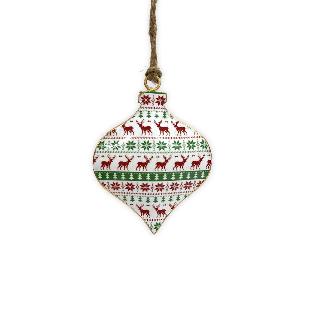 
                      
                        Scandinavian Deer Design Ornament
                      
                    