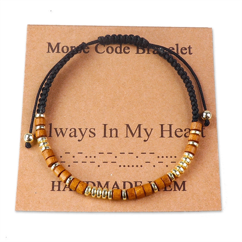 Custom Morse Code Colored Thread Bracelet – Colored Threads – Morse Code  Bracelet – Adjustable – Just Bead It