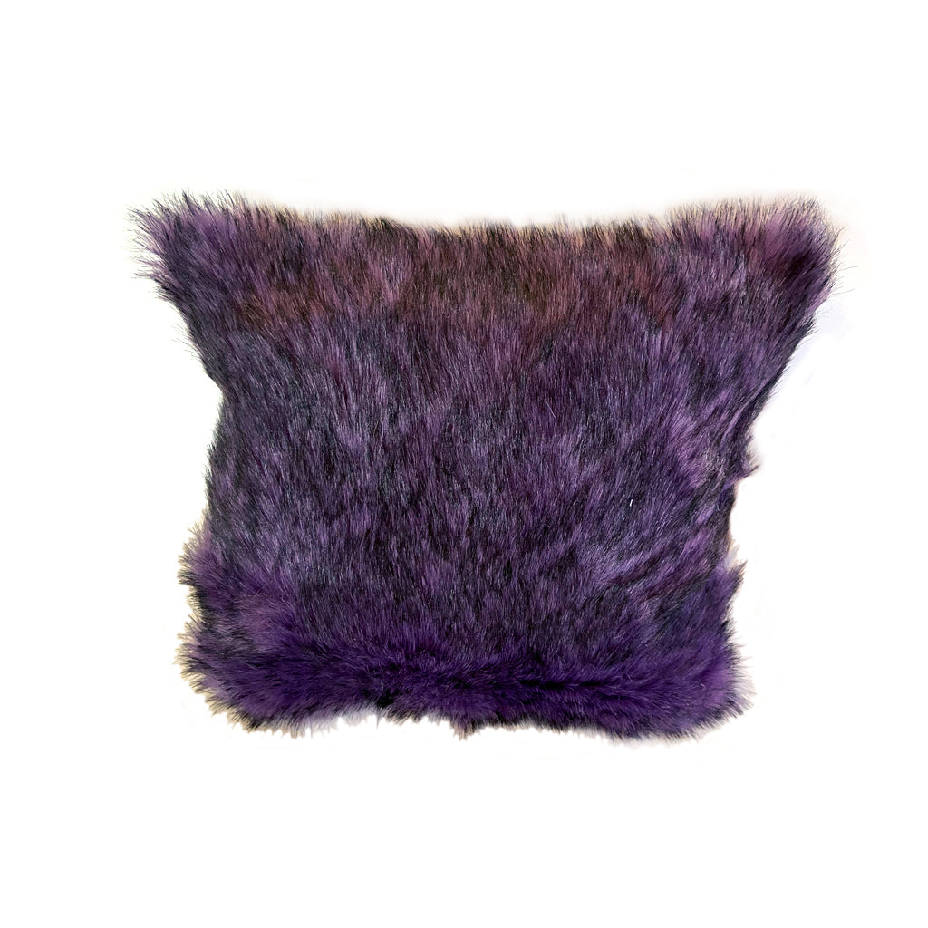 Fur Decorative Pillow Lavender Pond Farm