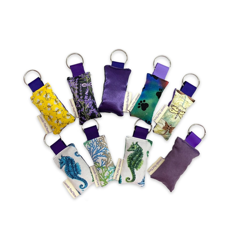 Lavender Sachet Key Chain